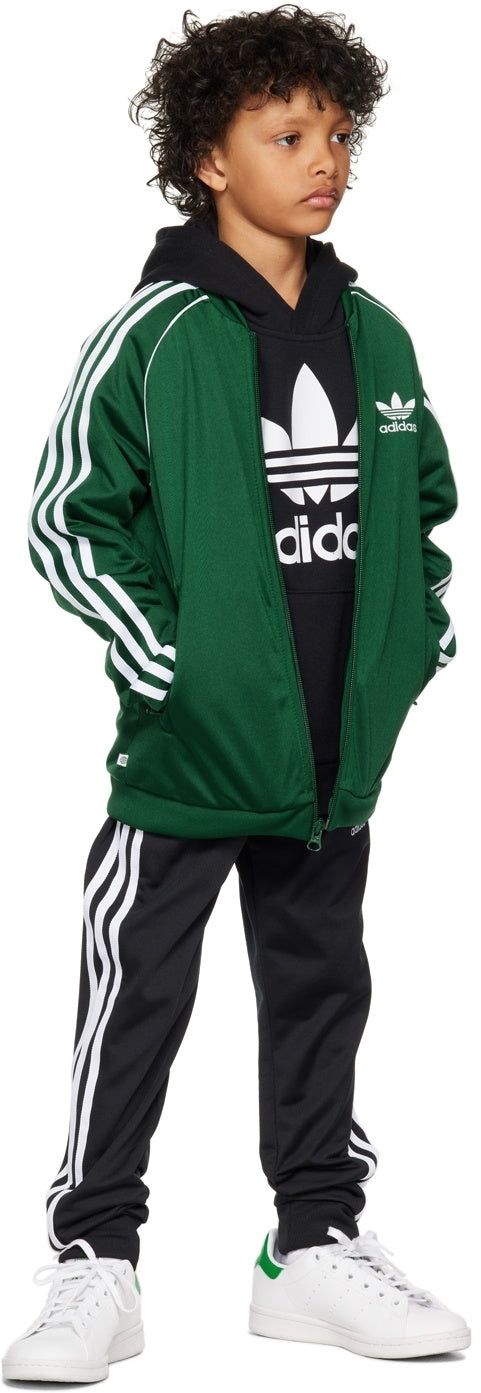 هودي تريفويل أسود للأطفال من أديداس كيدز