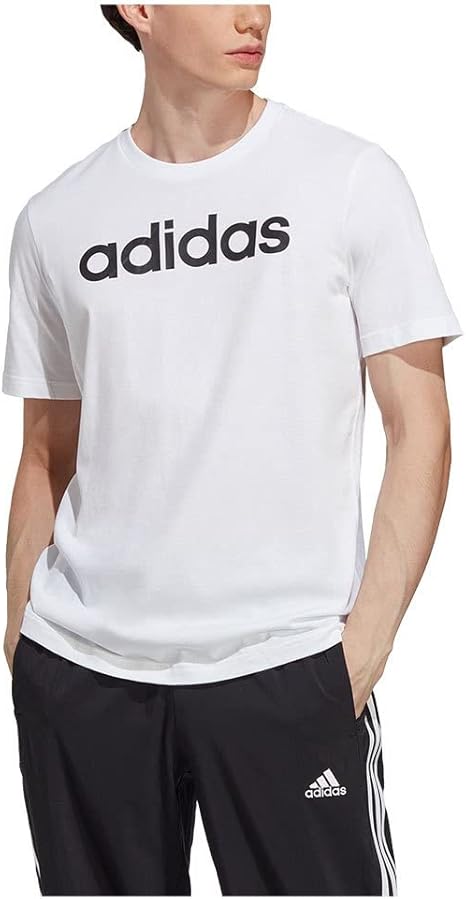 قميص رجالي من adidas Essentials Single Jersey Linear