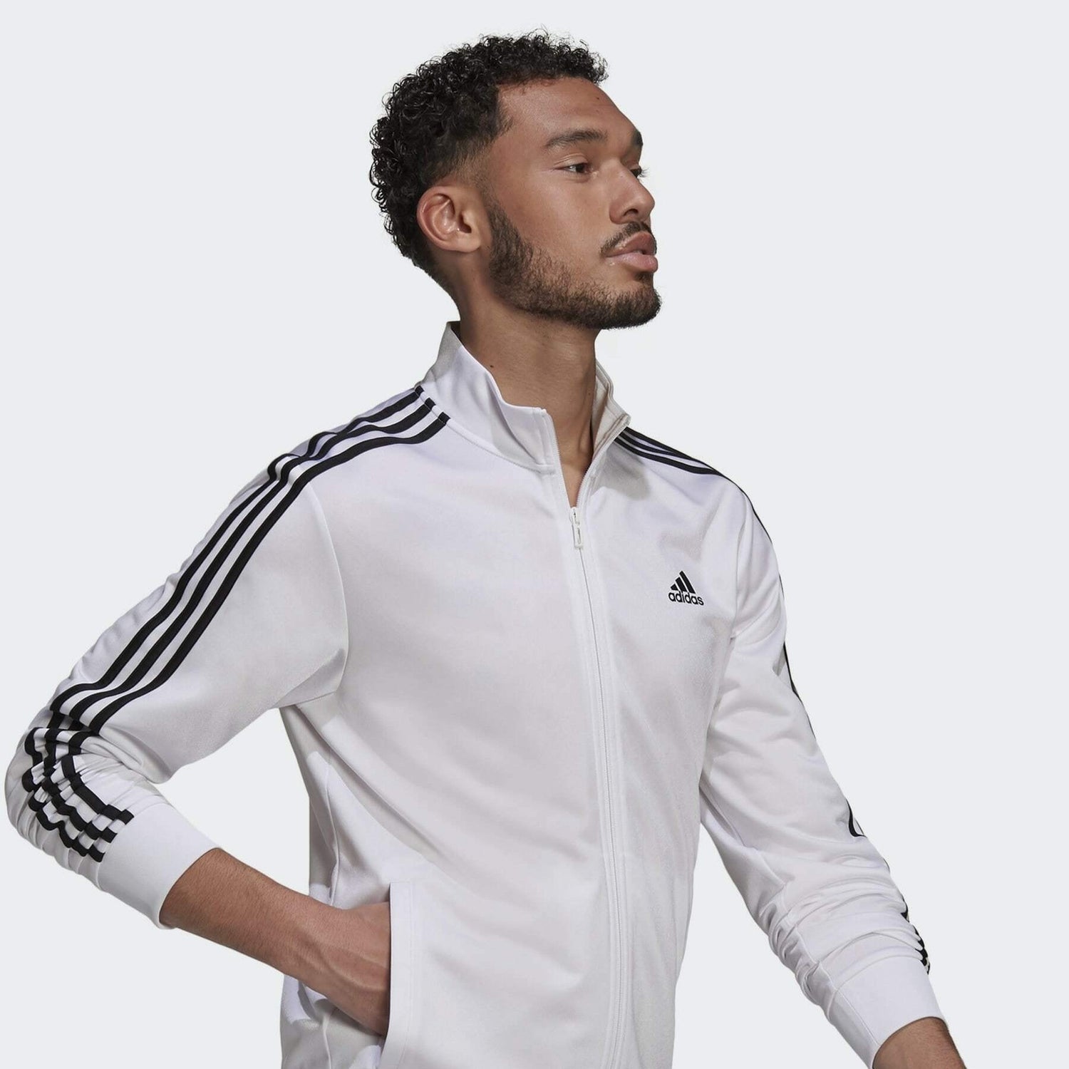 ESSENTIALS 3-STRIPES جاكيت دافئ العادي