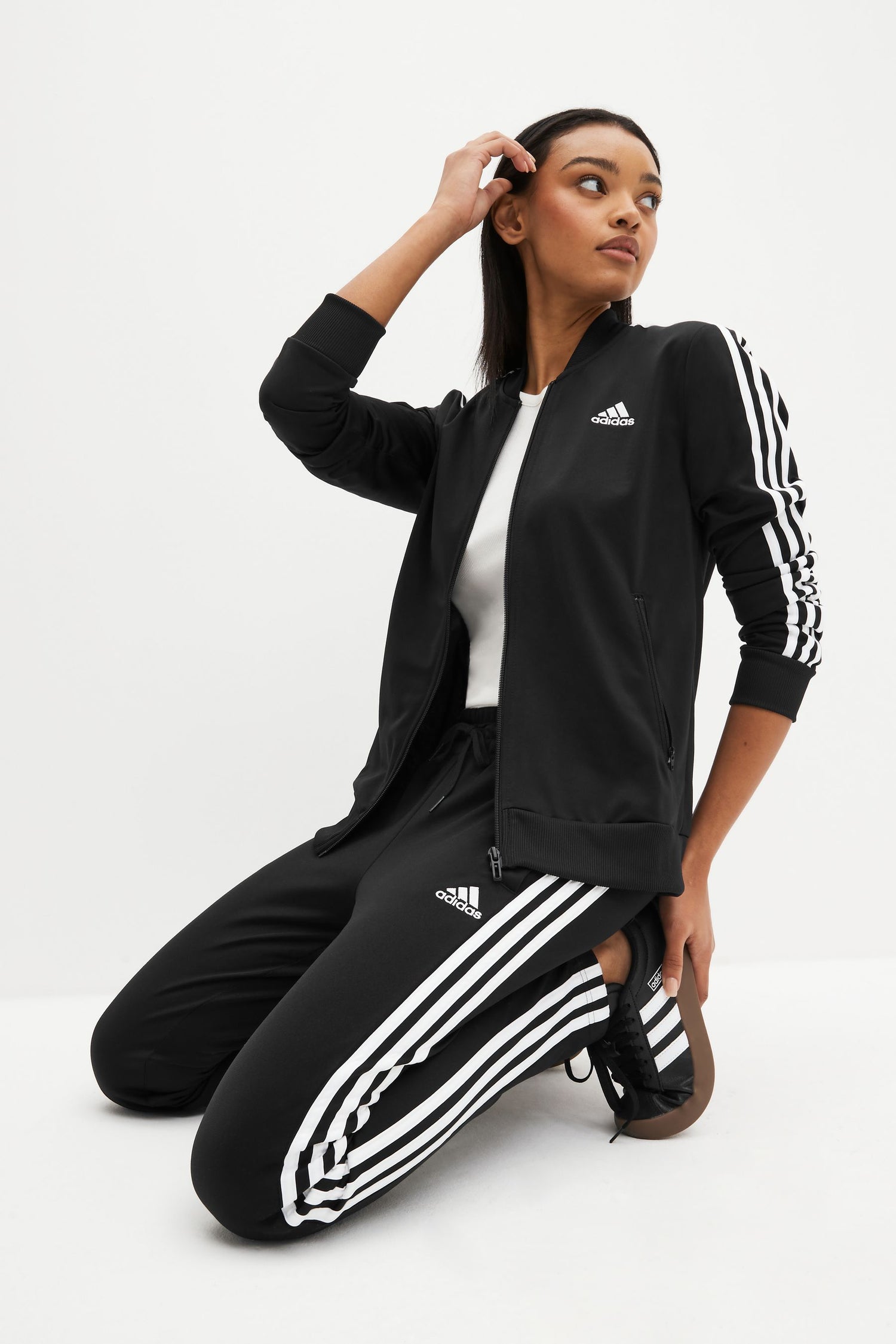 Essential adidas 3-Strip tracksuit